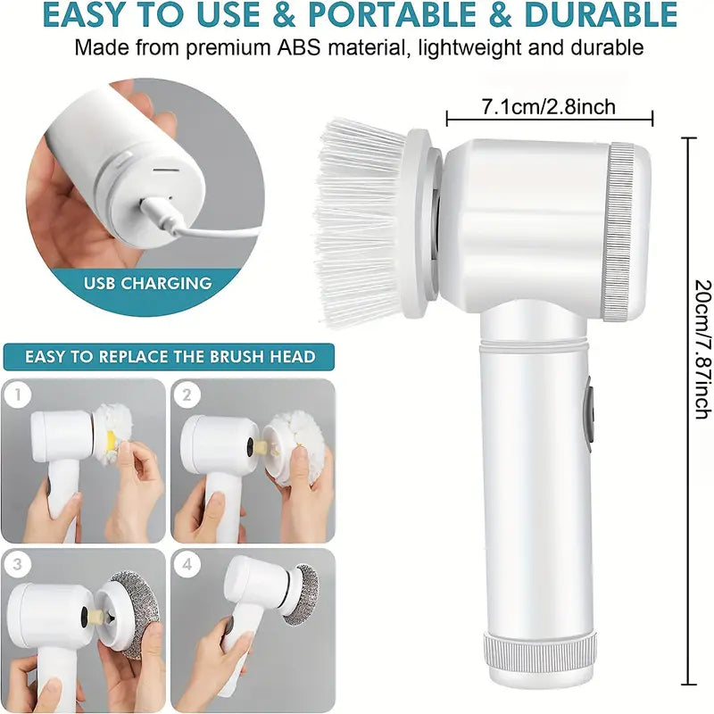 Cleaning Electric Brush - 5 in 1