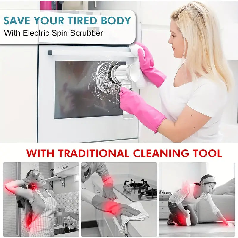 Cleaning Electric Brush - 5 in 1